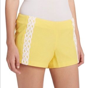 Lilly Pulitzer Liza Short Sunglow Yellow Size 2